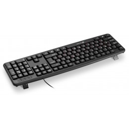 Клавиатура Оклик 90MV2 черный USB (1185967) кабель 1.8м