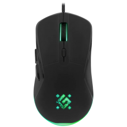 Defender Проводная игровая мышь Arga GM-049 черн,радуж,6кн,3600dpi,+ковер