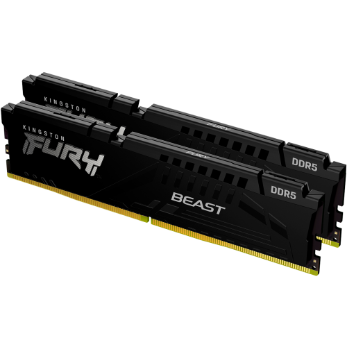 Купить оперативную память Kingston 32GB DDR5 5200MT/s CL40 DIMM (2 шт) FURY Beast Black - Высокая производительность для вашего ПК