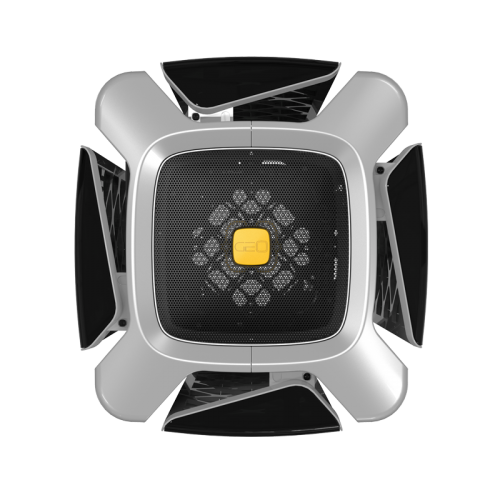 Корпус ПК без блока питания/ Case Geometric Future Model 2 The Ark, Mini-Tower, TG, no fans, 3xUSB-A 3.0, 1xUSB 3.2 Type-C, mATX, mITX Gray Geometric Future