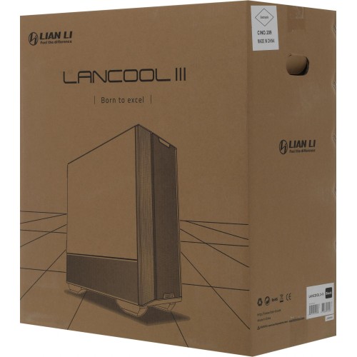 Корпус Lian-Li Lancool III черный ATX: 10x120mm, 3x140mm, 2xUSB 3.0 и аудиоразъем