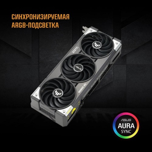 Купить видеокарту Asus TUF-RTX5070-O12G-GAMING с NVIDIA GeForce RTX 5070, 12ГБ GDDR7, PCI-E 5.0, HDMI и DP для геймеров