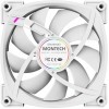 Вентилятор Montech RX120 Reverse ARGB 120 мм - Белый 4-pin, 27 дБ для Корпуса