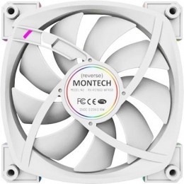Вентилятор для корпуса Montech RX120 Reverse ARGB 120х120x25 белый 4-pin 27дБ (RX120 PWM WHITE) Ret [RX120 PWM WHITE]