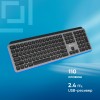 Клавиатура Оклик K859W USB Беспроводная Slim Multimedia - Серый/Черный цвет, Идеальный Выбор для Удобства работы