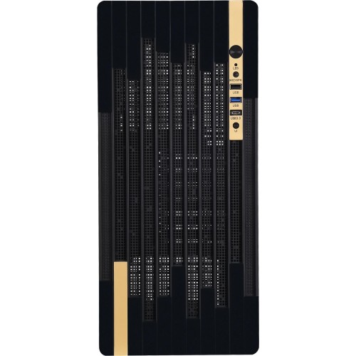 Корпус ATX Accord ACC-188R2 черный с 6 вентиляторами, 2xUSB 2.0 и 1xUSB 3.0