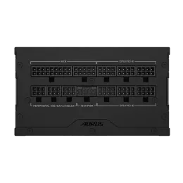 Блоки питания/ Power Supply Gigabyte AORUS ELITE P850W, 850W 80+ Platinum (ATX, 3.0, PCIe 5.0, Full modular, 1x24(20+4)pin, 1x12VHPWR, 2x4+4-pin CPU, 4xMolex, 6x6+2-pin PCIe, 8xSATA3, Active, 120x120mm, 150x140x86mm, APFC, black)