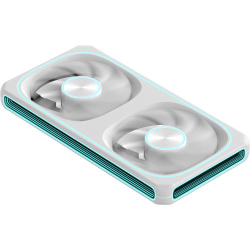 Вентилятор для корпуса Formula Air Fusion 2 ARGB 240х120x28 белый 4-pin (AIR FUSION 2 WH) Ret