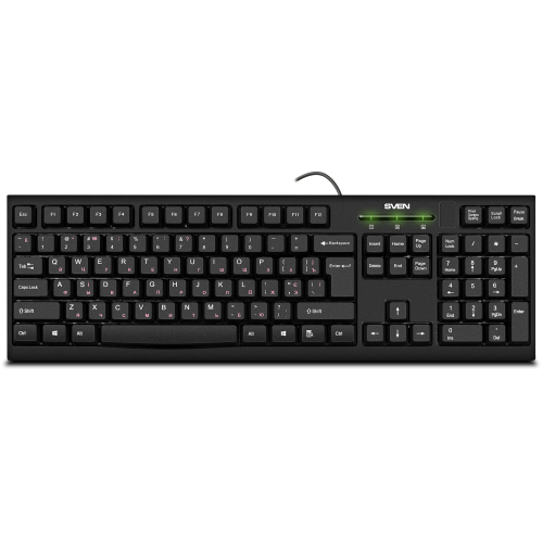 Клавиатура SVEN KB-S300 чёрная (104кл.) Sven