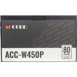Блок питания Accord ATX 450W ACC-W450P 80 PLUS WHITE (20+4pin) 120mm fan 6xSATA [ACC-W450P]