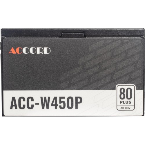 Блок питания Accord ATX 450W ACC-W450P 80 PLUS WHITE (20+4pin) 120mm fan 6xSATA [ACC-W450P]