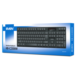 Беспроводная клавиатура SVEN KB-C2300W (2,4 GHz, 104кл.)