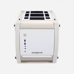 Корпус без блока питания/ Case InWin Explorer, Mini-Tower, TG, 3x120mm ARGB, 2xUSB-A 3.0 + 1xUSB-C 3.2, mITX Bone White