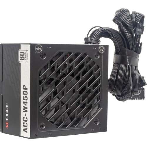 Блок питания Accord ATX 450W ACC-W450P 80 PLUS WHITE (20+4pin) 120mm fan 6xSATA [ACC-W450P]