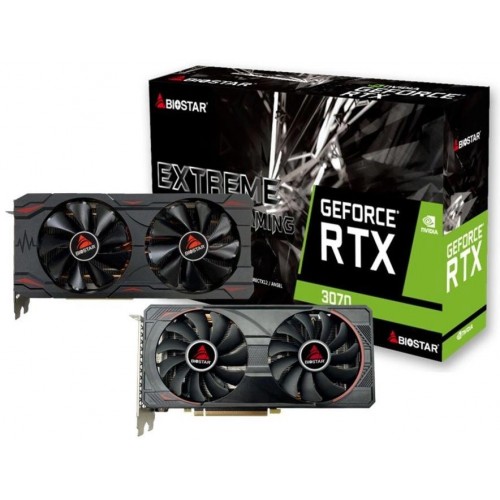 Видеокарта Biostar NVIDIA GeForce RTX 3070 8GB GDDR6 - PCI-E 4.0, 256bit, HDMI и DP для мощных игровых решений