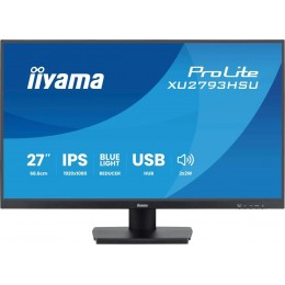 Монитор Iiyama 27" ProLite XU2793HSU-B7 черный IPS LED 1ms 16:9 HDMI M/M матовая 250cd 178гр/178гр 1920x1080 100Hz DP FHD USB 3.8кг