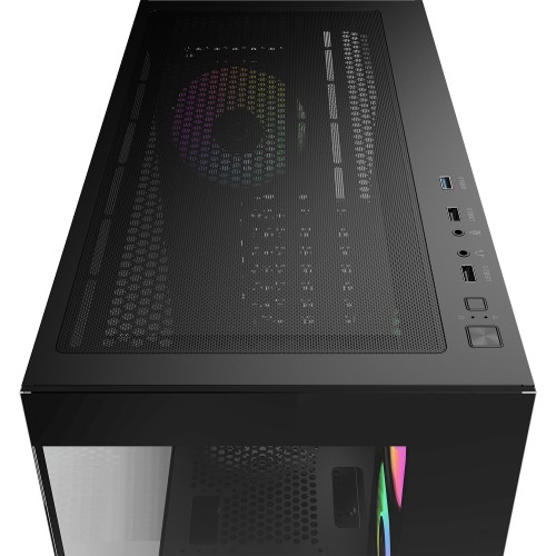 Корпус ПК Ocypus Gamma C72 BK ARGB - Midi-Tower с 4x120mm ARGB, USB 2.0/3.0, поддержка ATX/mATX/mITX