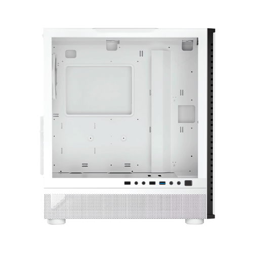 Корпус без блока питания/ Case PCCooler IE200 WH, Midi-Tower, TG, 1x120mm ARGB, 1xUSB-A 3.0 + 2xUSB-A 2.0, E-ATX, ATX, mATX, mITX White PcCooler