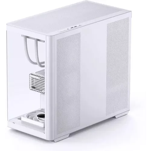 Корпус JONSBO D300 Mini-Tower без блока питания – стильный белый кейс для mATX и mITX с USB-A 3.2 и USB-C 3.2
