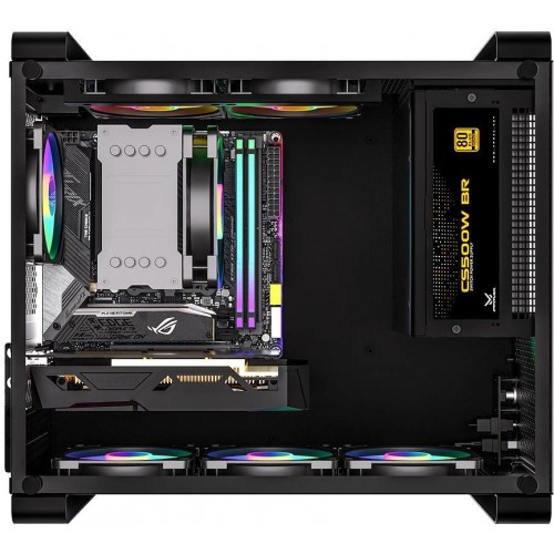 Корпус для ПК Accord ACC-GCUB4 черный mATX с USB 3.0 и 3.1, 92мм вентилятором и аудиоразъемом