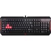 Клавиатура A4Tech Q100 USB для геймеров с LED подсветкой и кабелем 1.8м - Черная
