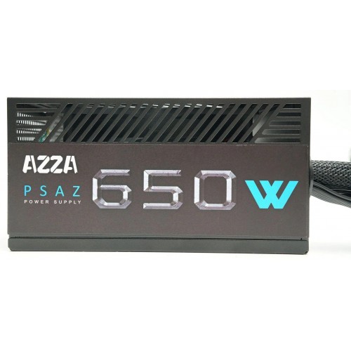 Блок питания Azza ATX 650W PSAZ-650B с 80+ Bronze, APFC и 120mm вентилятором - идеальное решение для стабильной работы вашего ПК