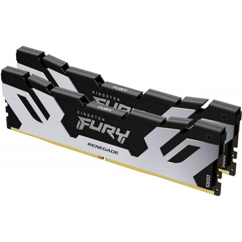 Купить оперативную память Kingston 96GB DDR5 6000MT/s CL32 DIMM (2x48GB) FURY Renegade Silver XMP