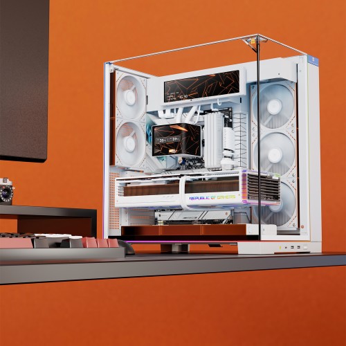 Система жидкостного охлаждения/ Water Cooling System Thermalright Levita Vision 360 (360mm, LED, White, ARGB/ Fans: 3x120mm, 68.9CFM, 28.2dBA, 2000RPM/ Pump height 98mm, 3000RPM, Rad thickness 27mm/ S: 1700, 1200, 1851, 115X, 2011, 2066, AM5, AM4)