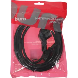 Кабель Buro BU-PCAB-3M-16A IEC C13 Евровилка 3м