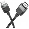 Кабель Hoco US09 ver2.0 HDMI (m) HDMI (m) 2м черный (пакет)