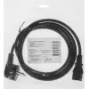 Кабель KingPrice KP-PC-Euro-C13-1.5m Евровилка угловой IEC C13 1.5м черный