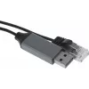 Кабель Buro BU-USB-A-LAN100-2m USB 2.0 A(m) RJ-45 (m) 2м (пакет)