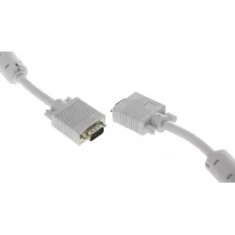 Кабель-удлинитель Buro CAB015S-06 VGA (m) VGA (f) 1.8м феррит.кольца серый