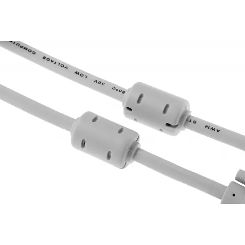 Кабель-удлинитель Buro CAB015S-06 VGA (m) VGA (f) 1.8м феррит.кольца серый