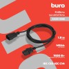 Кабель-удлинитель Buro IEC C13 IEC C14 1.8м (AN23-1008) черный (пакет)