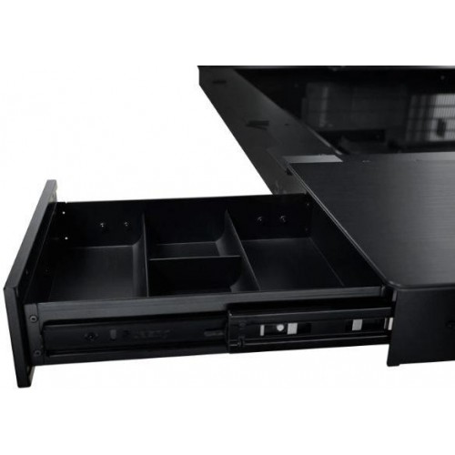 Корпус Lian-Li DK07X E-ATX черный с поддержкой 10 вентиляторов 120mm и 3 вентиляторов 140mm, 2xUSB 3.0 и аудиоразъемом