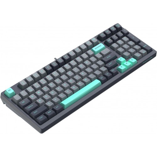 Клавиатура A4Tech FS300 PANDA ROCK: Механическая Игровая Клавиатура с LED Подсветкой и USB Подключением (Чёрный/Серый, 1.8м)