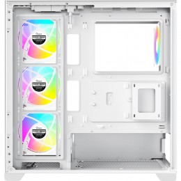Корпус ПК без блока питания/ Case Ocypus Gamma C72 WH ARGB, Midi-Tower, TG, 4x120mm ARGB, 2xUSB-A 2.0 + 1xUSB-A 3.0, ATX, mATX, mITX White