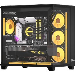 Корпус Formula Crystal Z9 FLOE черный ATX 2xUSB3.0 audio bott PSU [CRYSTAL Z9 FLOE B]