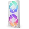 Кулер для корпуса ПК/ Case Cooler NZXT F240 RGB Core (120x120x25mm, 4-pin PWM, RGB, 75.12CFM, 30dBA, 2400RPM, White, Single-Frame RGB Fan Unit) NZXT