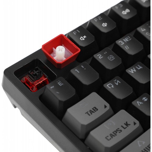 Механическая клавиатура A4Tech S98 RED для геймеров с LED подсветкой и USB подключением (1.8м)
