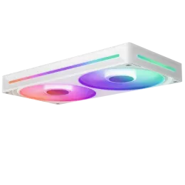 Кулер для корпуса ПК/ Case Cooler NZXT F240 RGB Core (120x120x25mm, 4-pin PWM, RGB, 75.12CFM, 30dBA, 2400RPM, White, Single-Frame RGB Fan Unit)