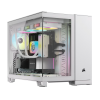Корпус без блока питания/ Case Corsair iCUE LINK 2500X RGB, Midi-Tower, TG, 2x120mm RGB, 2xUSB-A 3.2, 1xUSB 3.2 Type-C, mATX, mITX White Corsair