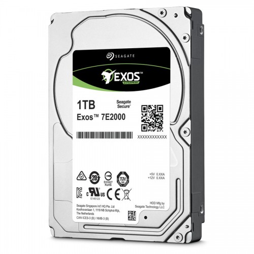 Жесткий диск/ UNSEALED HDD Seagate SAS 1Tb 2.5'' Exos 7E2000 7200 128Mb (Inspur DC19+, clean pulled) 1 year warranty (replacement ST1000NM001A, ST900MM0006, ST900MM0168) UNSEALED