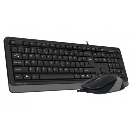 Клавиатура + мышь A4Tech Fstyler F1010 клав:черный/серый мышь:черный/серый USB Multimedia (F1010 GREY)