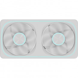Вентилятор для корпуса Formula Air Fusion 2 Reverse ARGB 240х120x28 белый 4-pin (AIR FUSION 2 WH REVERSE) Ret