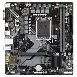 Материнская плата/ MB GIGABYTE INTEL B760 s1700, 2xDDR4(64GB), D-SUB/HDMI 2.1, 1xPCIe 4.0x16, 1xPCIe 3.0, 1xLAN, 4xSATA 6Gb/s, 2xM.2, 4xUSB 3.2, 2xUSB 2.0, mATX