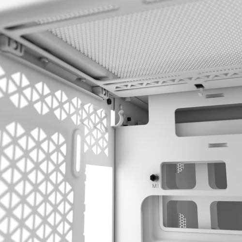 Корпус без блока питания/ Case Corsair iCUE LINK 2500X RGB, Midi-Tower, TG, 2x120mm RGB, 2xUSB-A 3.2, 1xUSB 3.2 Type-C, mATX, mITX White Corsair