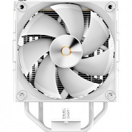 Кулер для процессора/ CPU Cooler Ocypus Iota A40 WH Dual Fan (220W, 4-pin PWM, LED temp., 156.7mm, Al/Cu, 4x6mm, 2x120mm, 77CFM, 29dBA, 2000RPM, S: 1851/1700/1200/115X, AM5/AM4, white)