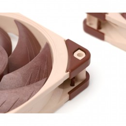 Кулер для корпуса/ Case Cooler Noctua NF-A12x25 PWM (120x120x25mm, 4-pin PWM, 60.09CFM, 22.6dBA, 2000RPM, Beige/Brown)
